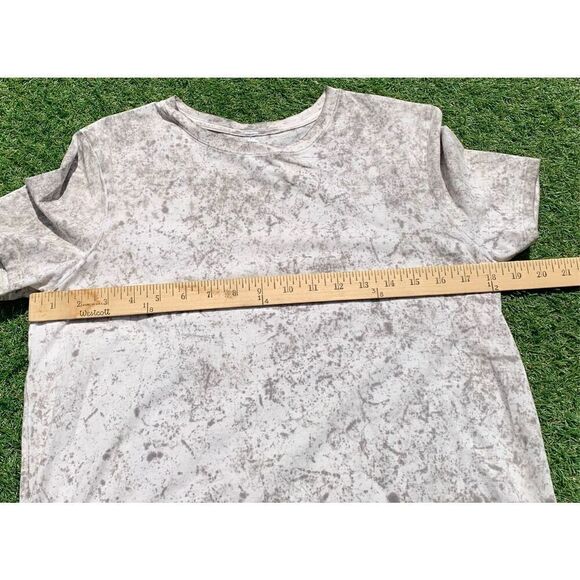 74- Lululemon Love Crew Cirrus Wash White Opal Raw tie dye Rover T-Shirt Top M - Picture 5 of 7